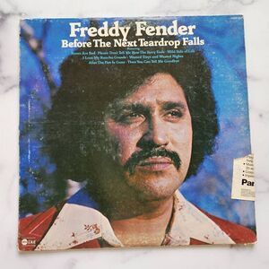 Freddy fender before The next teardrop falls vintage 1975 vinyl ABC records coun